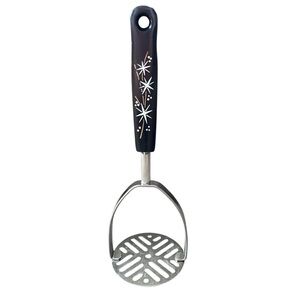 Vintage Ekco Black Starburst Potato Masher